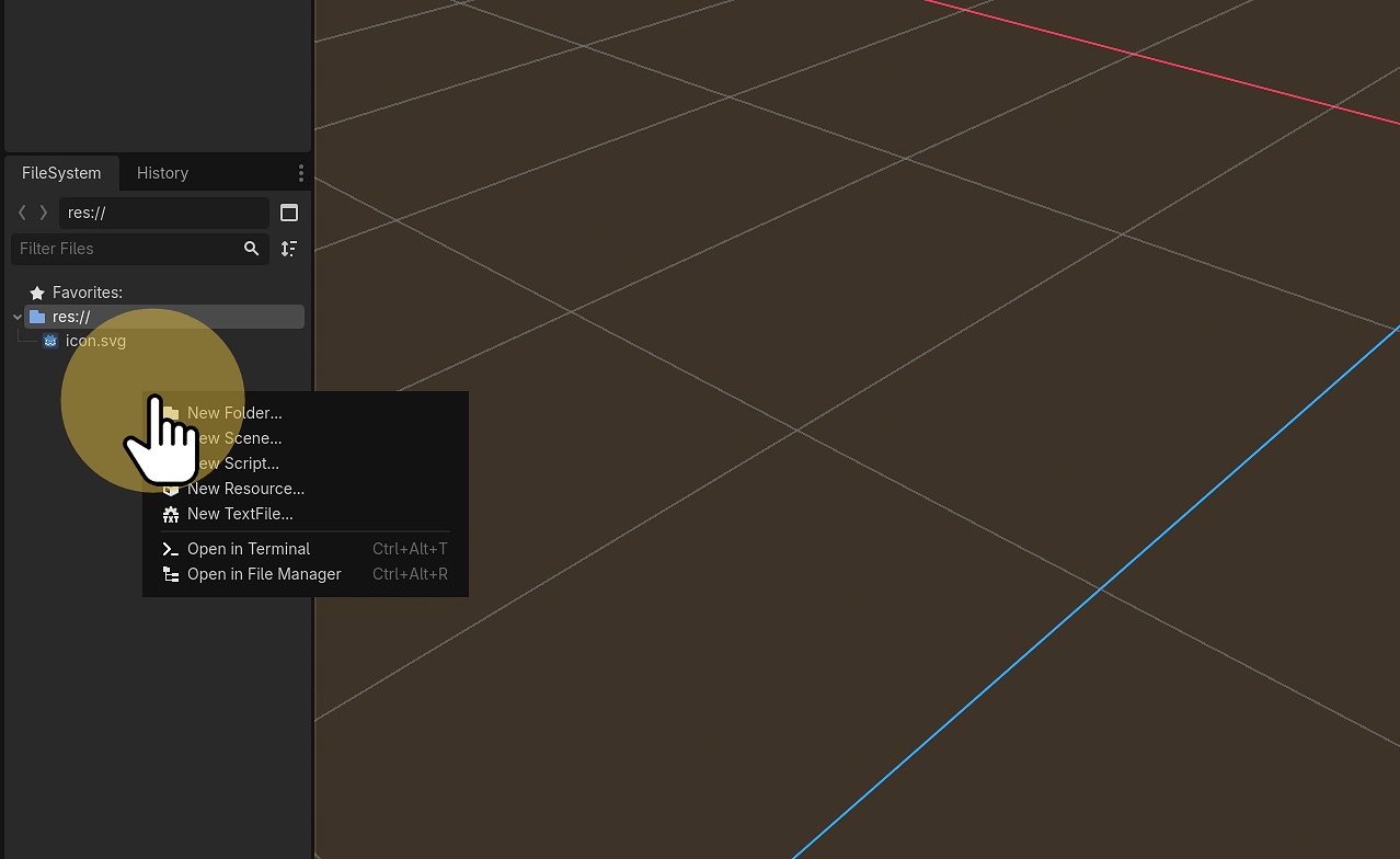 We now have a Godot project