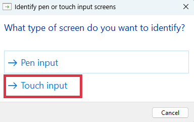 Touch Input on Secondary Monitor in Windows 11