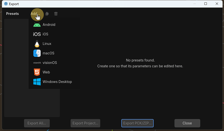 Select Add... Windows Desktop