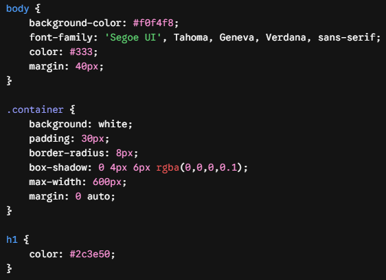 Flask | Adding Styles with CSS