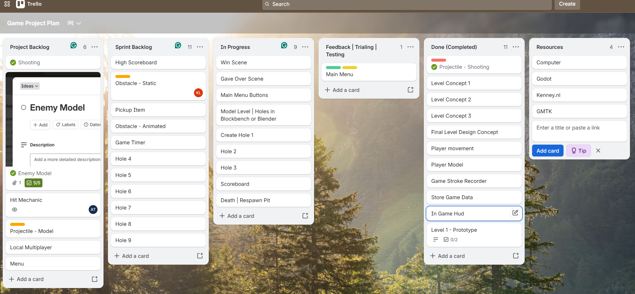 Using Trello to Manage a Project